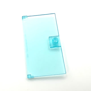 Door 1x4x9 with Stud Handle, Part# 60616 Part LEGO® Trans-Light Blue  