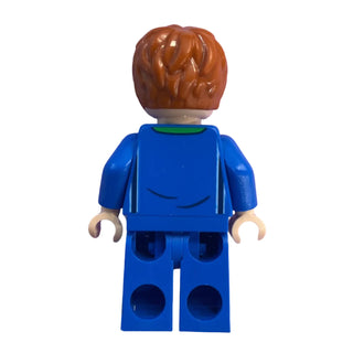 Soccer Player, Female, Blue Uniform, Light Nougat Skin, Dark Orange Side Bangs, idea142 - LEGO® Ideas Minifigure Minifigure LEGO®