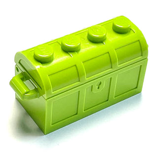 Container, Treasure Chest, Part# 4738a/4739a Part LEGO® Lime