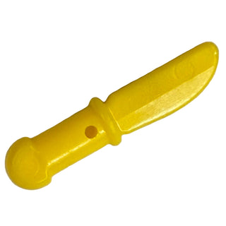 Friends Accessories Cutlery Knife Part #93082h Part LEGO® Yellow