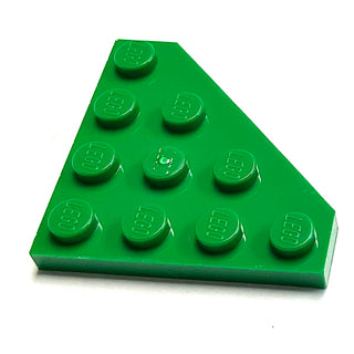 Wedge, Plate 4 x 4 Cut Corner, Part# 30503 Part LEGO® Green