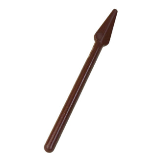 Minifigure Weapon, Pike/Spear Handle with Round End, Part# 4497 Part LEGO® Reddish Brown
