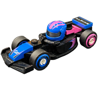 Alpine F1 Team Race Car, F1 Collectible Race Cars, colf1rc-6 Minifigure LEGO® Built