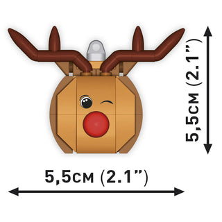 Reindeer Christmas Tree Ornament: Cobi Set #200014 Building Kit Cobi Toys
