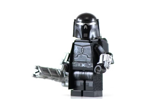 MANDO EXECUTIONER BLACK Custom Printed Inspired Lego Star Wars