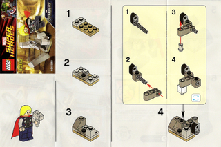 30163-Thor and the Cosmic Cube polybag - INSTRUCTIONS ONLY Instructions LEGO®