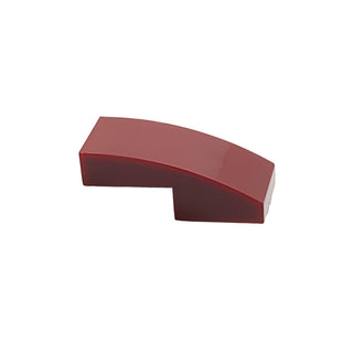 Slope, Curved 2 x 1 x 2/3, Part# 11477 Part LEGO® Dark Red 1 Part