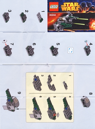 30244-Anakin's Jedi Intercepter - Mini polybag - INSTRUCTIONS ONLY Instructions LEGO®