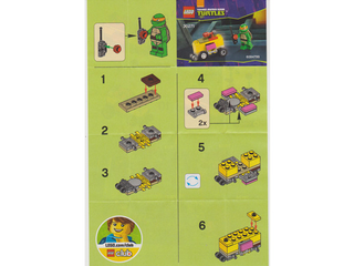 30271-Mikey's Mini-Shellraiser polybag - INSTRUCTIONS ONLY Instructions LEGO®