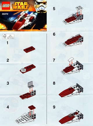 30272-A - Wing Starfighter - Mini polybag - INSTRUCTIONS ONLY Instructions LEGO®