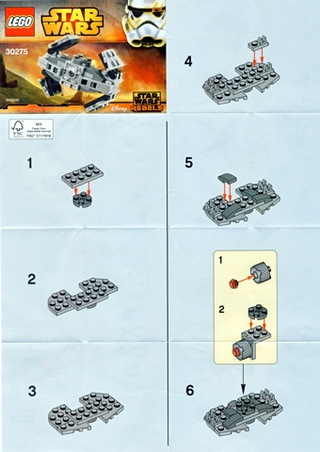 30275-TIE Advanced Prototype - Mini polybag - INSTRUCTIONS ONLY Instructions LEGO®