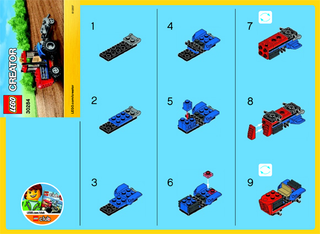30284-Tractor polybag - INSTRUCTIONS ONLY Instructions LEGO®