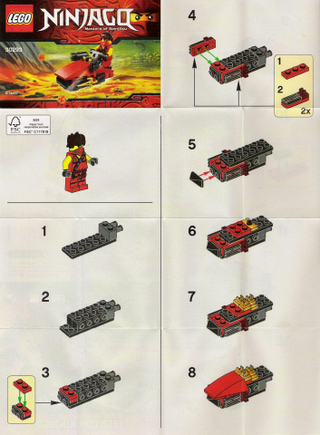 30293-Kai Drifter polybag - INSTRUCTIONS ONLY Instructions LEGO®