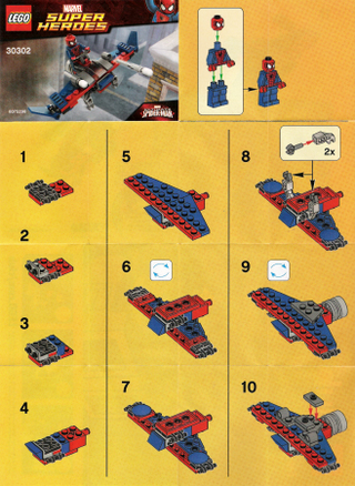 30302-Spider-Man Glider polybag - INSTRUCTIONS ONLY Instructions LEGO®