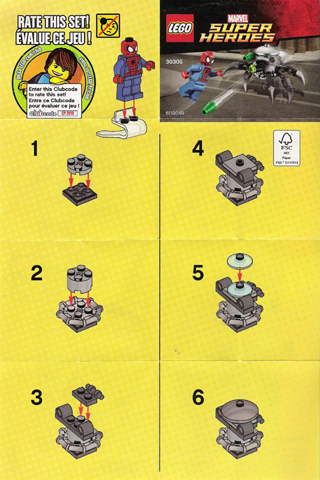 30305-Spider - Man Super Jumper polybag - INSTRUCTIONS ONLY Instructions LEGO®