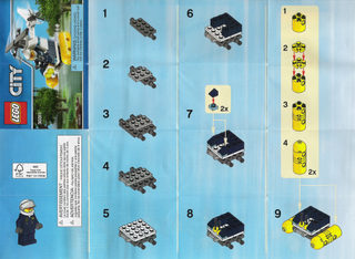 30311-Swamp Police Helicopter polybag - INSTRUCTIONS ONLY Instructions LEGO®