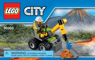 30350-Volcano Jackhammer polybag - INSTRUCTIONS ONLY Instructions LEGO®
