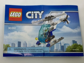 30351-Police helicoptor polybag - INSTRUCTIONS ONLY Instructions LEGO®