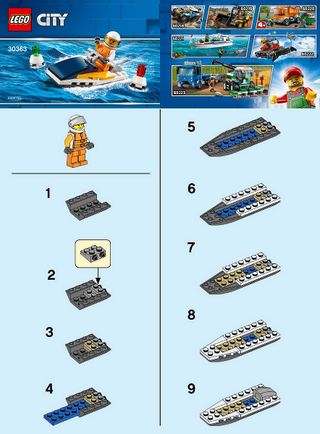 30363-Race Boat polybag - INSTRUCTIONS ONLY Instructions LEGO®