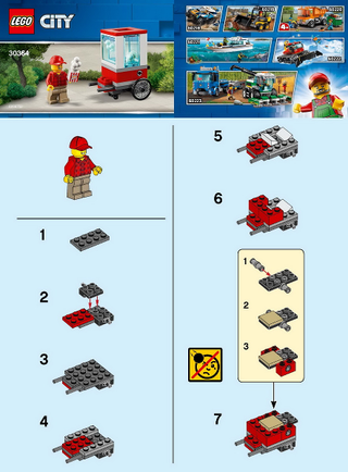 30364-Popcorn Cart polybag - INSTRUCTIONS ONLY Instructions LEGO®