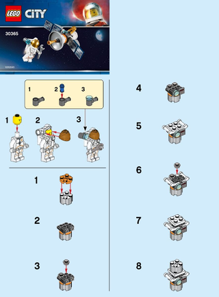 30365-Satellite polybag - INSTRUCTIONS ONLY Instructions LEGO®