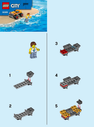 30369-Beach buggy polybag - INSTRUCTIONS ONLY Instructions LEGO®