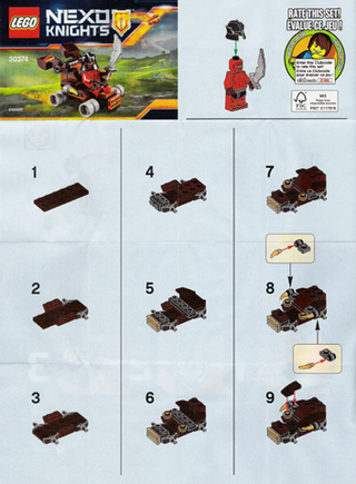 30374-The Lava Slinger polybag - INSTRUCTIONS ONLY Instructions LEGO®
