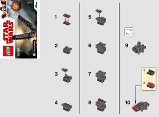 30380-Kylo Ren's Shuttle - Mini polybag - INSTRUCTIONS ONLY Instructions LEGO®