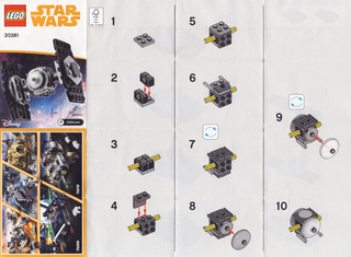 30381-Imperial TIE Fighter - Mini polybag - INSTRUCTIONS ONLY Instructions LEGO®