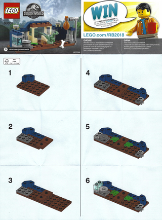 30382-Baby Velociraptor Playpen polybag - INSTRUCTIONS ONLY Instructions LEGO®