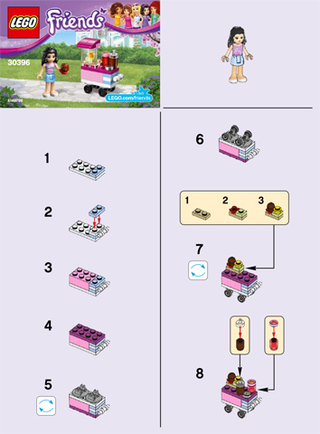 30396-Cupcake Stall polybag - INSTRUCTIONS ONLY Instructions LEGO®