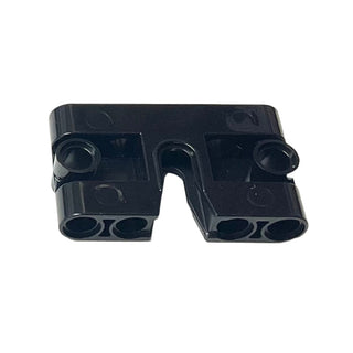 Technic, Pin Connector Block, Liftarm 1x3x5 with Cutout, Part# 67139 Part LEGO® Black