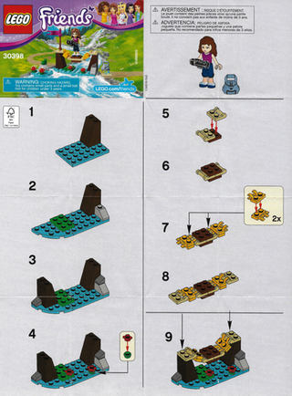 30398-Adventure camp bridge polybag - INSTRUCTIONS ONLY Instructions LEGO®