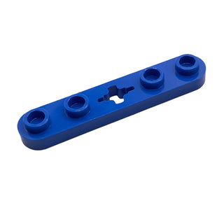 Technic, plate 1x5 with Smooth Ends, 4 Studs and Center Axle Hole, Part# 32124 Part LEGO® Blue