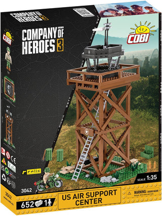 COBI COMPANY OF HEROES 3 US Air Support Center: Set #3042 Cobi Kit Cobi Toys