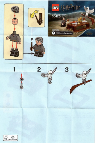 30420-Harry Potter and Hedwig: Owl Delivery polybag - INSTRUCTIONS ONLY Instructions LEGO®