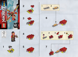 30422-Kai's Mini Dragon polybag - INSTRUCTIONS ONLY Instructions LEGO®