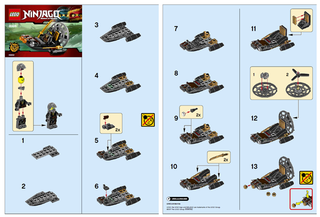 30426-Stealthy Swamp Airboat polybag - INSTRUCTIONS ONLY Instructions LEGO®