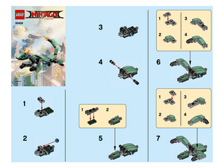 30428-Green Ninja Mech Dragon polybag - INSTRUCTIONS ONLY Instructions LEGO®