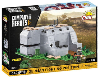 COBI COMPANY OF HEROES 3 German Fighting Position: Set #3043 Cobi Kit Cobi Toys