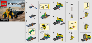 30433-Volvo Wheel Loader polybag - INSTRUCTIONS ONLY Instructions LEGO®