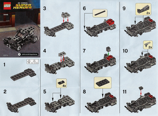 30446-The Batmobile polybag - INSTRUCTIONS ONLY Instructions LEGO®