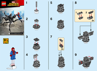30448-Spider - Man Vs. The Venom Symbiote polybag - INSTRUCTIONS ONLY Instructions LEGO®