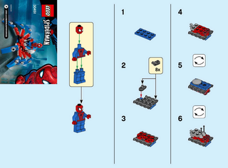30451-Spider - Man's Mini Spider Crawler polybag - INSTRUCTIONS ONLY Instructions LEGO®