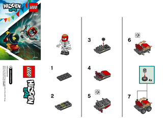 30464-El Fuego's Stunt Cannon polybag - INSTRUCTIONS ONLY Instructions LEGO®