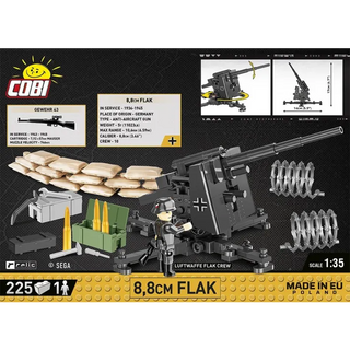 COBI Company of Heroes 8.8cm Flak #3407 Cobi Kit Cobi Toys