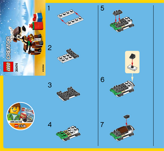 30474-Reindeer Polybag - INSTRUCTIONS ONLY Instructions LEGO®