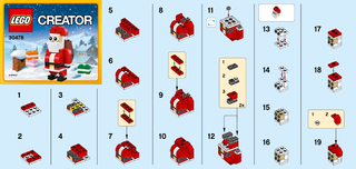 30478-Santa Claus polybag - INSTRUCTIONS ONLY Instructions LEGO®