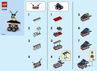 30499-Robot/Vehicle Free Builds polybag - INSTRUCTIONS ONLY Instructions LEGO®