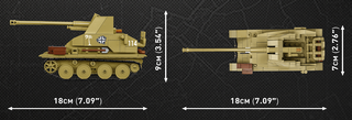 COBI Marder III (Sd.Kfz. 139) Tank Destroyer : Set #3050 Cobi Kit Cobi Toys